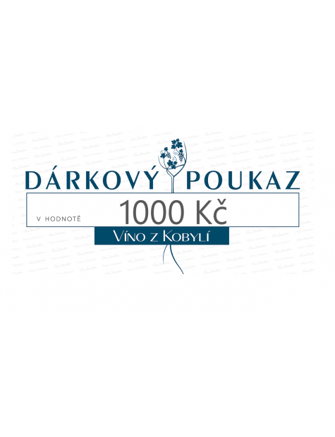 Dárkový poukaz 1000Kč 