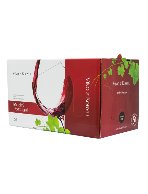 Modrý Portugal Bag in box 5 l 