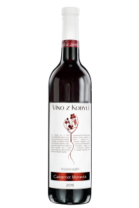 Víno z Kobylí Cabernet Moravia
