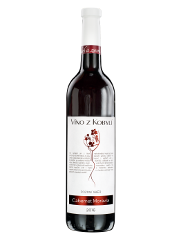 Víno z Kobylí Cabernet Moravia