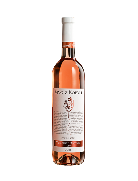 Cabernet Moravia rosé pozdní sběr