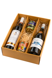 Víno z Kobylí Dárková sada vín s delikatesami   VII