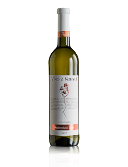 Víno z Kobylí Rulandské bílé