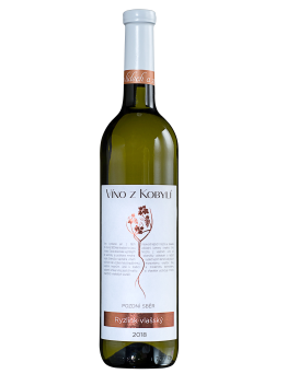 Víno z Kobylí Ryzlink vlašský pozdní sběr