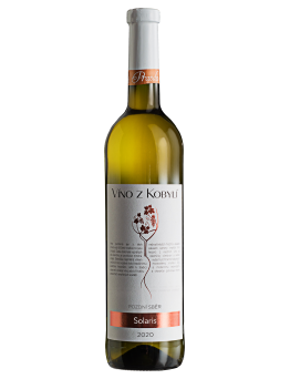 Víno z Kobylí Solaris pozdní sběr