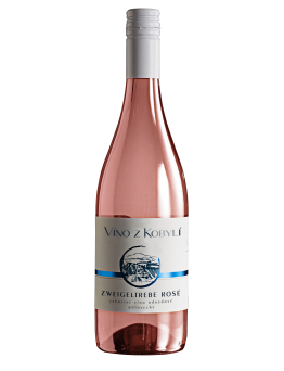 Víno z Kobylí Zweigeltrebe rosé 