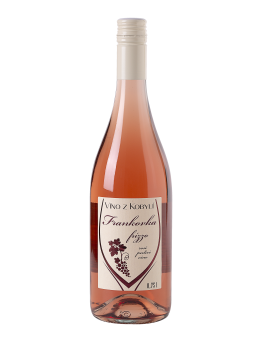 Víno z Kobylí Frankovka rosé perlivé víno 